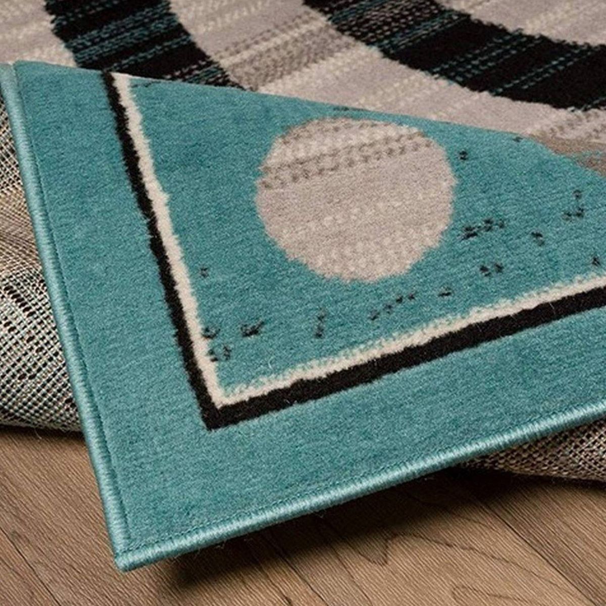 MODA ALFOMBRAS - ALFOMBRA KASHAN KING AZUL 244cm x 305cm