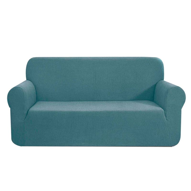 MODA ALFOMBRAS - Funda Para Sofa 2 Cuerpos Turquesa 135 X 85 Cm