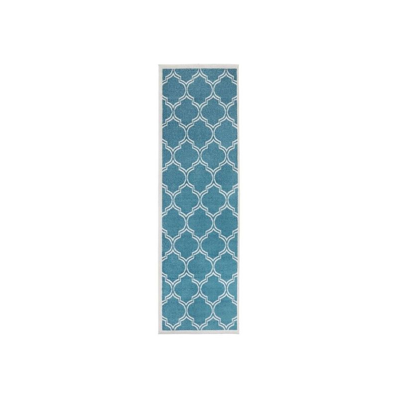 MODA ALFOMBRAS - ALFOMBRA PASILLO SIESTA TURQUESA 70 cm * 230 cm