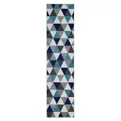 MODA ALFOMBRAS - Alfombra Pasillo Florida Turquesa 70 X 230 Cm