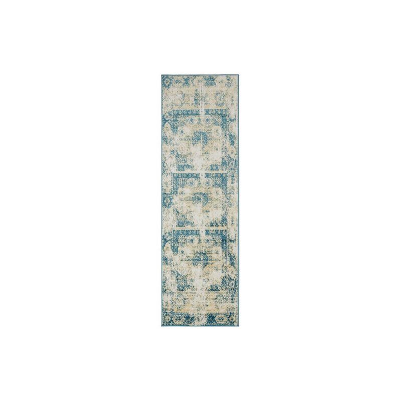 MODA ALFOMBRAS - ALFOMBRA PASILLO SIESTA AZUL 70 cm * 230 cm