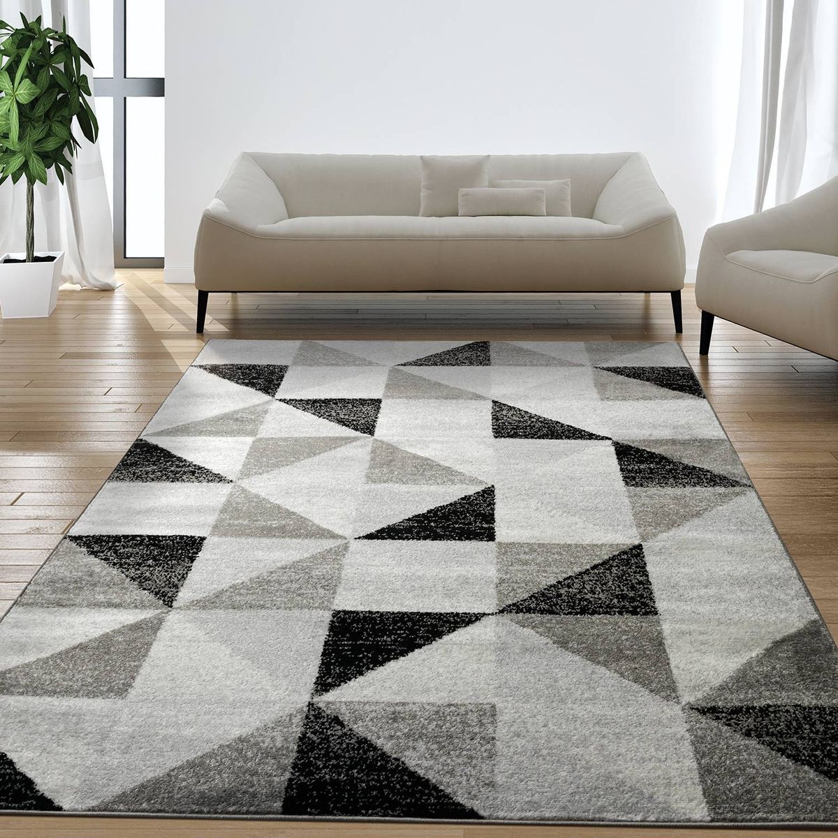 MODA ALFOMBRAS - Alfombra Siesta Gris 200 X 290 Cm
