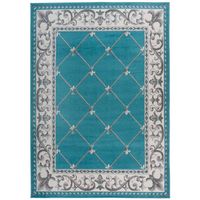 ALFOMBRA KASHAN KING AZUL 244cm x 305cm