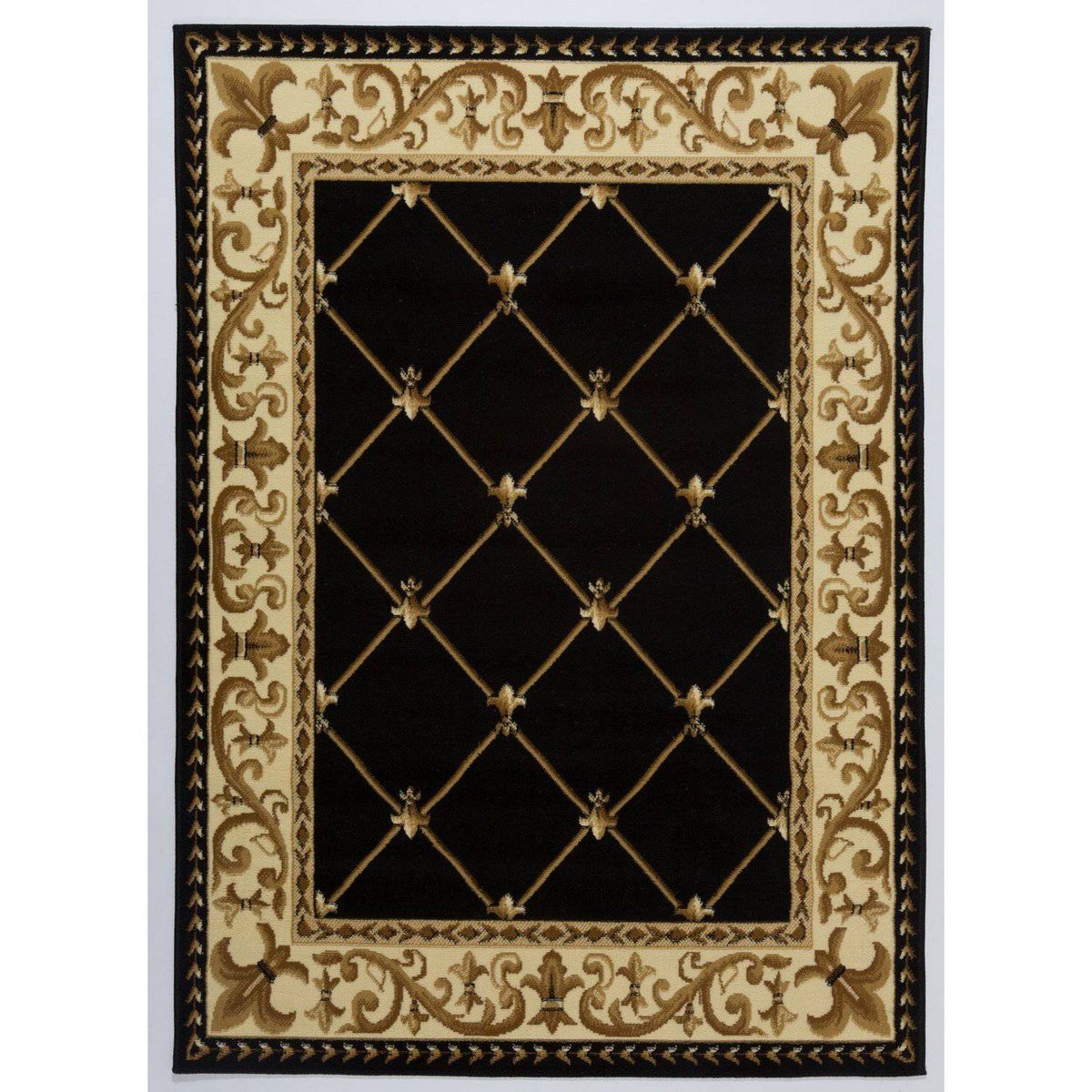 MODA ALFOMBRAS - Alfombra Kashan King Negra 244 X 305 Cm