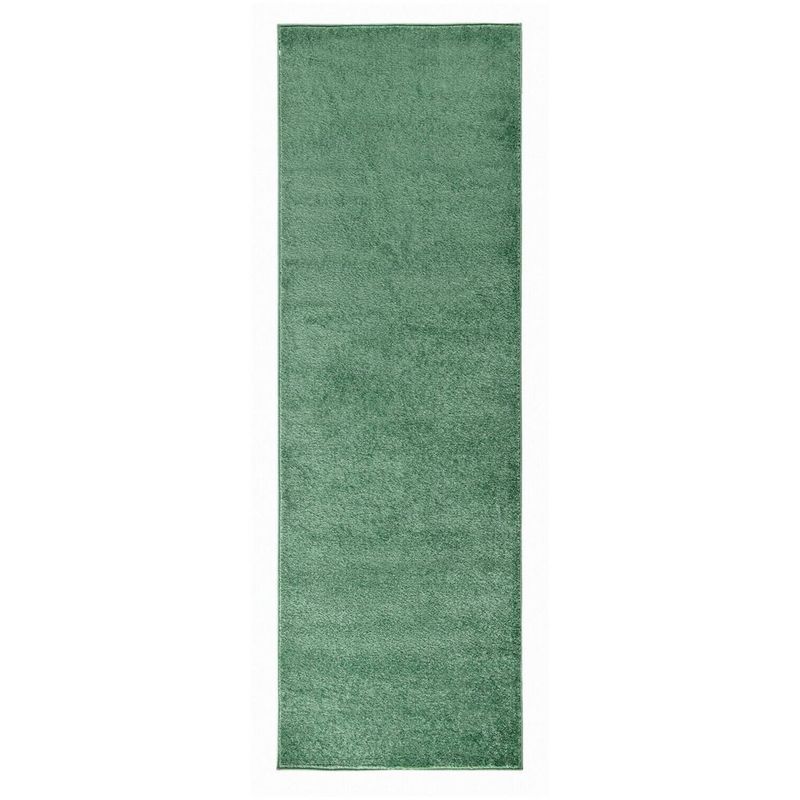 MODA ALFOMBRAS - Alfombra Pasillo Florida Unicolor Verde 70X230 Cm