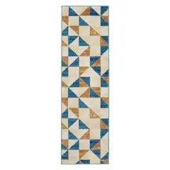 MODA ALFOMBRAS - ALFOMBRA SIESTA PASILLO TURQUESA 70X230CM