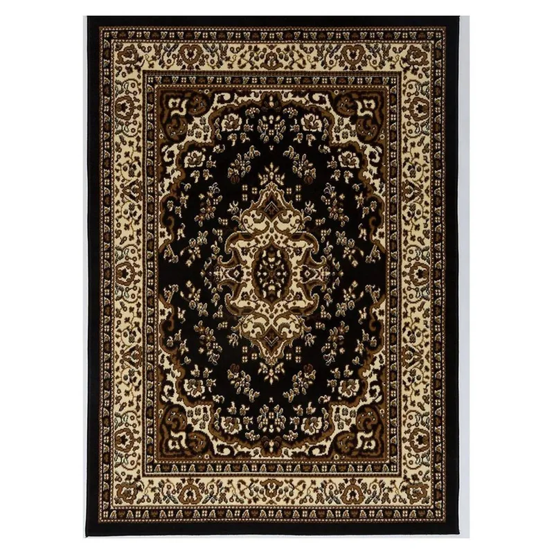 MODA ALFOMBRAS - ALFOMBRA KASHAN KING NEGRO 244 cm * 305 cm