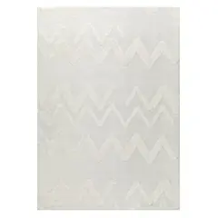 MODA ALFOMBRAS - Alfombra Palafito Blanca 120 x 180 cm