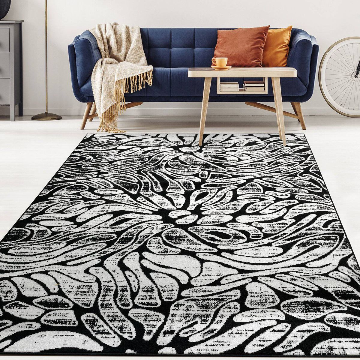 MODA ALFOMBRAS - ALFOMBRA SIESTA NEGRO 240 X 305 CM
