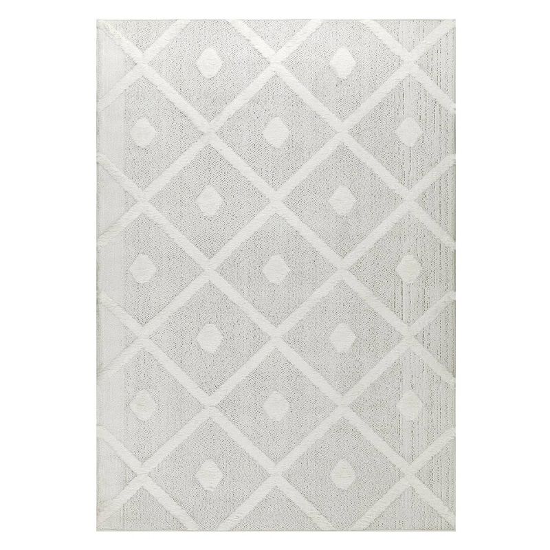 MODA ALFOMBRAS - Alfombra Palafito Blanca 300 x 400 cm