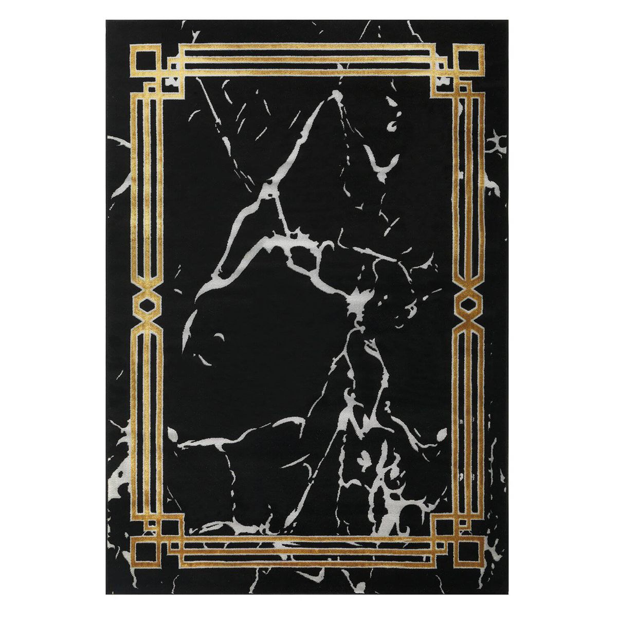 MODA ALFOMBRAS - Alfombra Babil Negra 240 x 305 cm