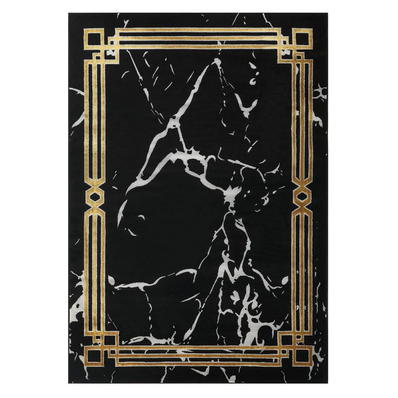 MODA ALFOMBRAS - Alfombra Babil Negra 240 x 300 cm