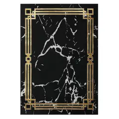 MODA ALFOMBRAS - Alfombra Babil Negra 240 x 300 cm