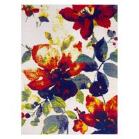 Alfombra Florida Blanco 160 X 210 CM