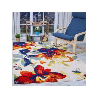 Imagen 2 del producto Alfombra Florida Blanco 160 X 210 CM