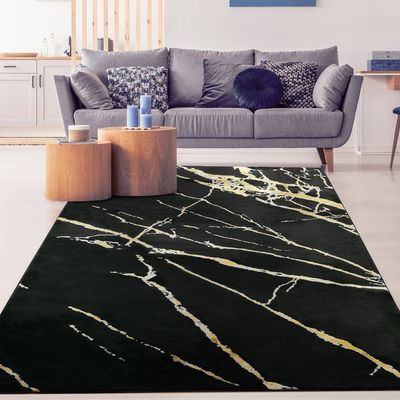 Imagen 2 del producto Alfombra Babil Negra 160 x 230 cm