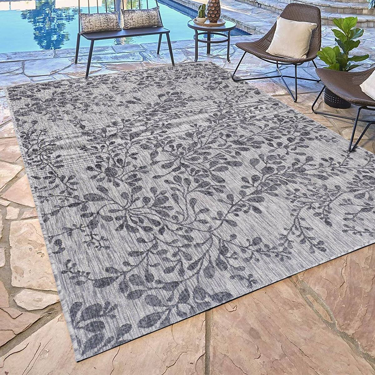 MODA ALFOMBRAS - Alfombra Terraza Gris 200 X 275 cm