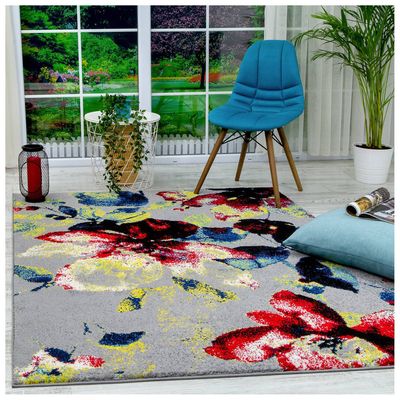 Imagen 2 del producto Alfombra Florida Gris 160 X 210 CM