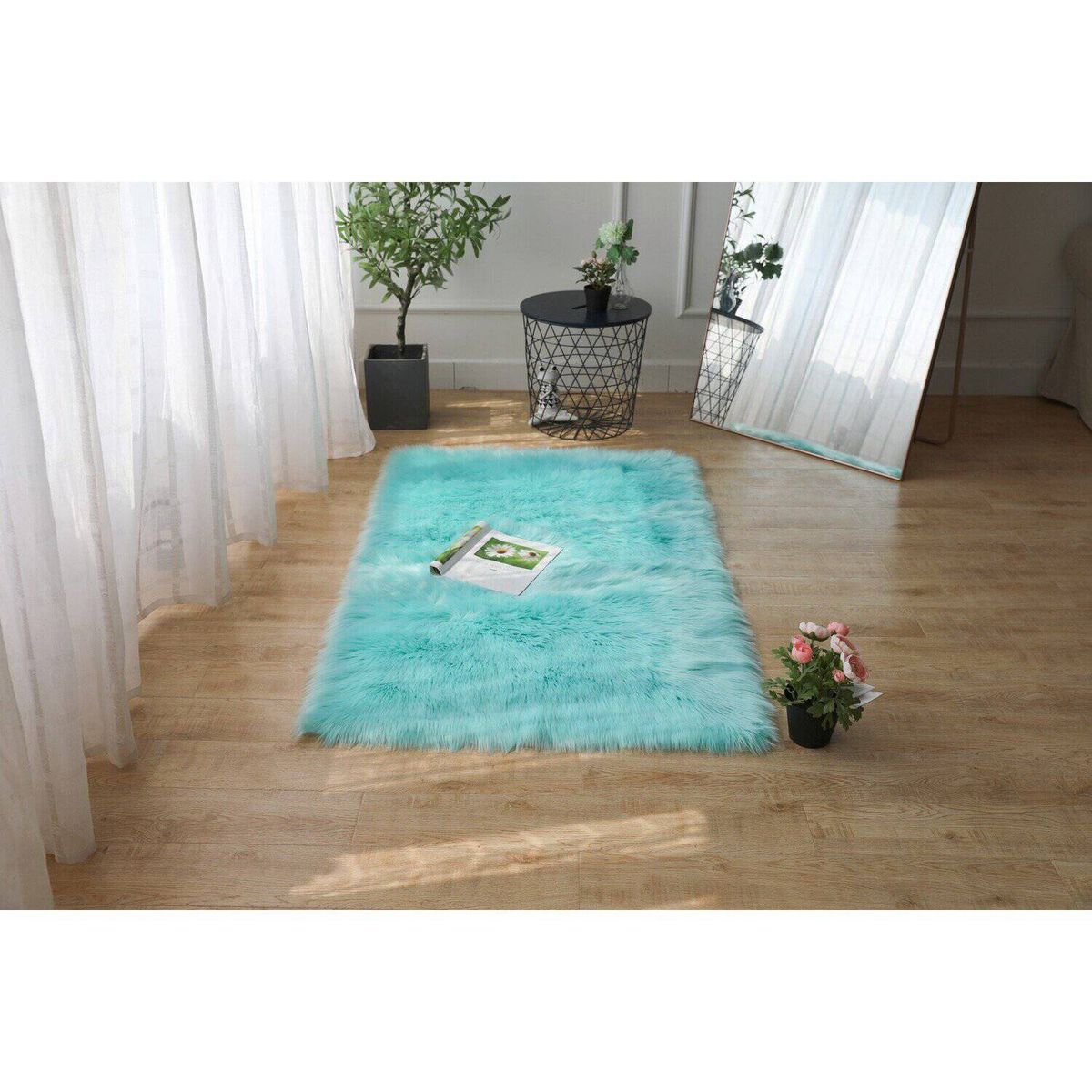 MODA ALFOMBRAS - Bajada De Cama Doux Azul 60 X 90 Cm