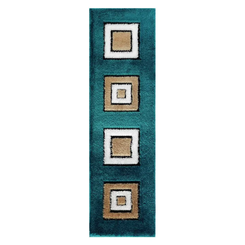 MODA ALFOMBRAS - Alfombra Pasillo Exclusive Turquesa 60 X 210 Cm