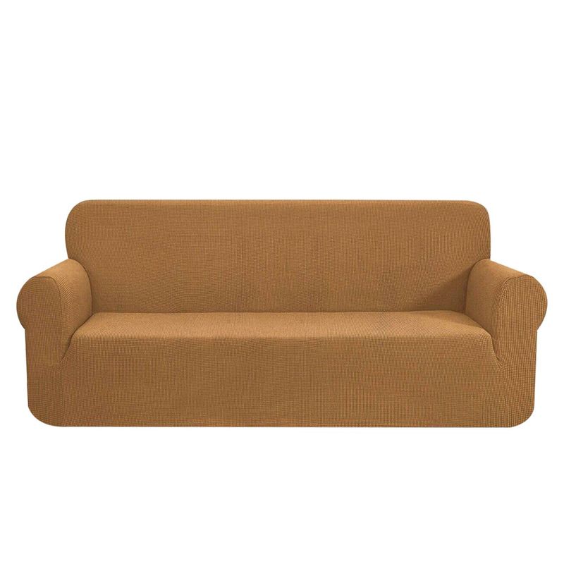 MODA ALFOMBRAS - Funda Para Sofa 3 Cuerpos Café 185 X 85 Cm
