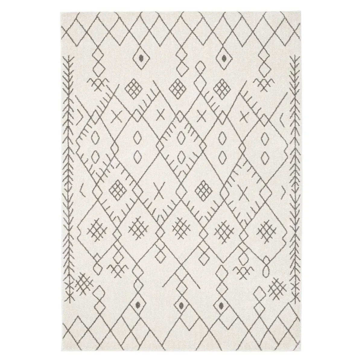 MODA ALFOMBRAS - ALFOMBRA FLORIDA BLANCA 120X180CM