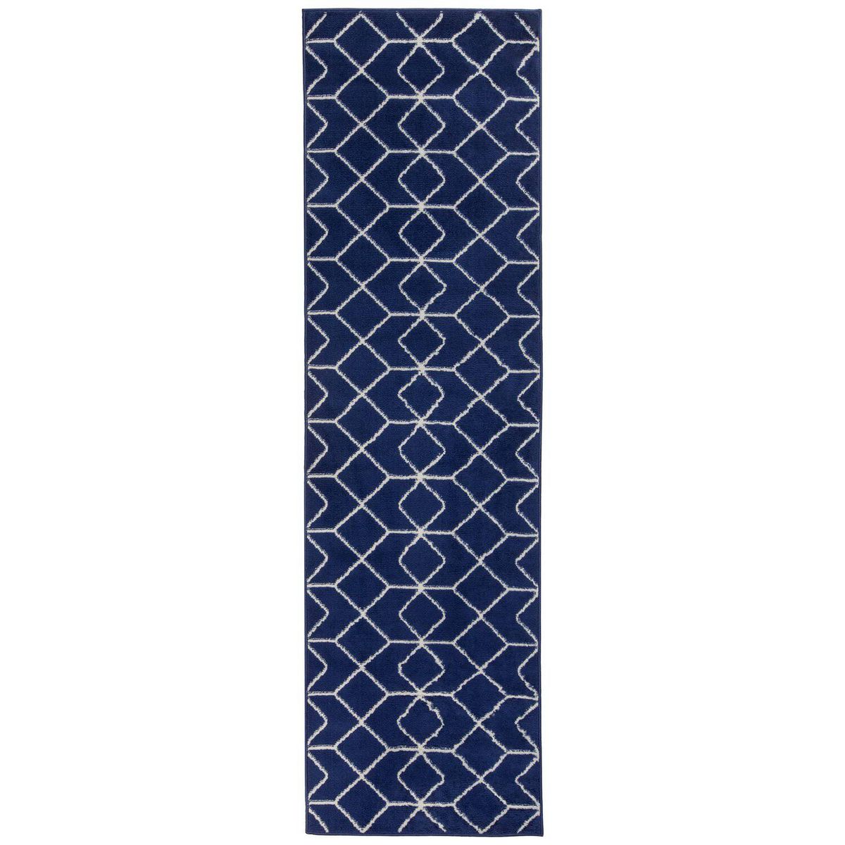 MODA ALFOMBRAS - ALFOMBRA KASHAN KING PASILLO AZUL MARINO 61 x 213 cm