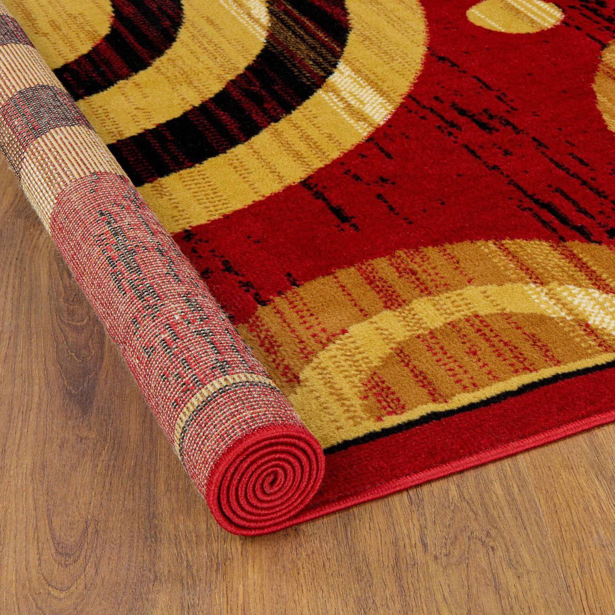 MODA ALFOMBRAS - Bajada De Cama Kashan King Roja 60 X 90 Cm