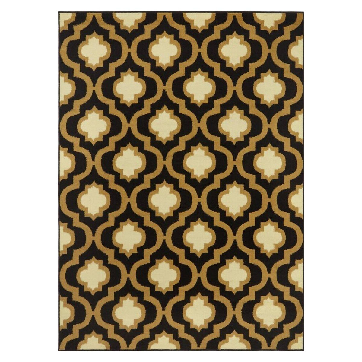 MODA ALFOMBRAS - ALFOMBRA KASHAN KING NEGRA 200 cm * 290 cm