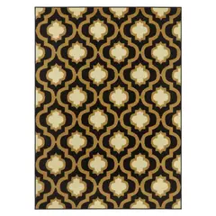 MODA ALFOMBRAS - ALFOMBRA KASHAN KING NEGRA 200 cm * 290 cm