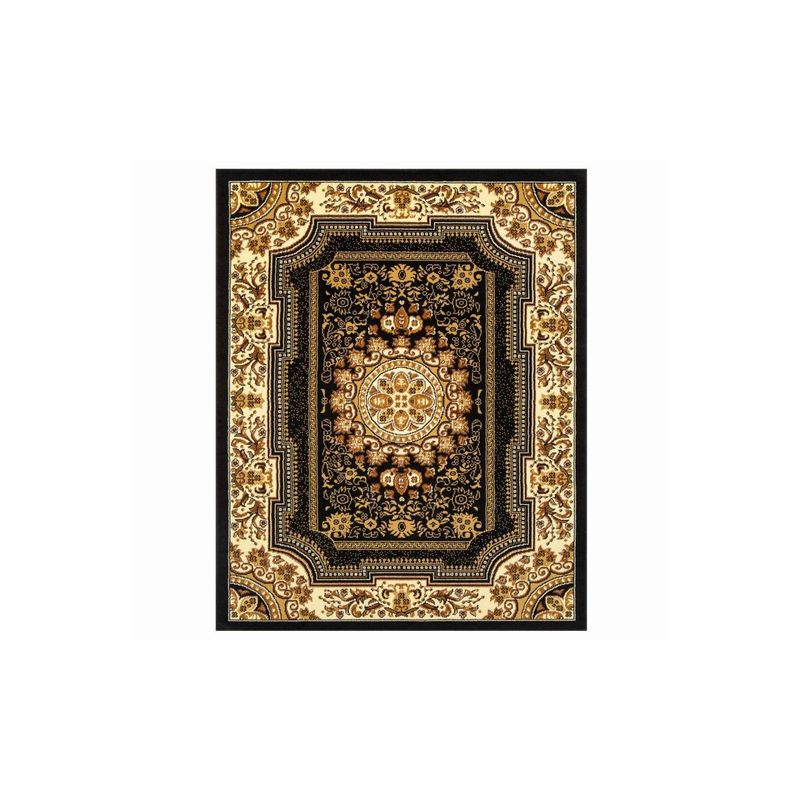 MODA ALFOMBRAS - ALFOMBRA KASHAN KING NEGRO 200 cm * 290 cm