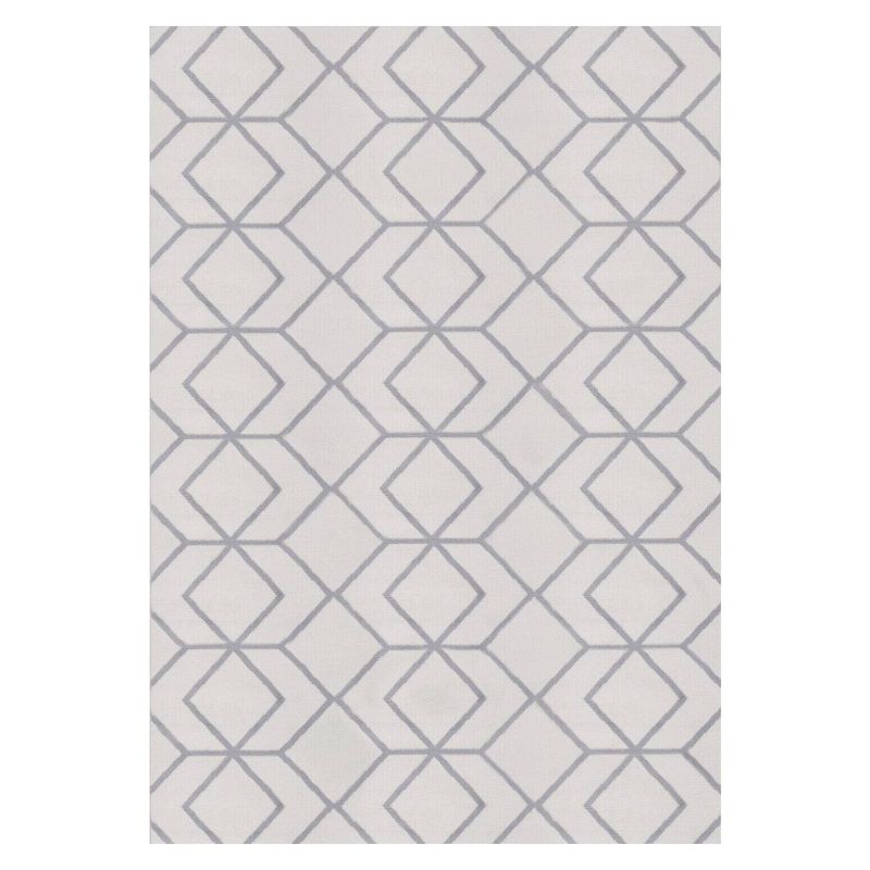 MODA ALFOMBRAS - Bajada De Cama Kashan King Blanco 60 X 90 Cm