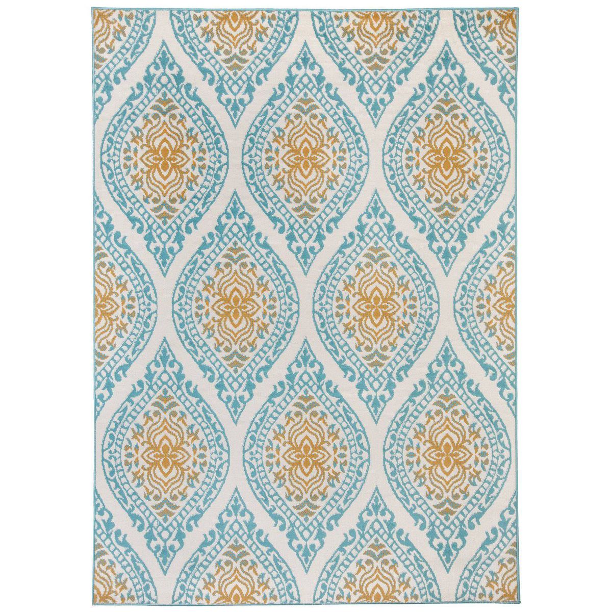 MODA ALFOMBRAS - ALFOMBRA KASHAN KING AZUL 244 cm * 305 cm