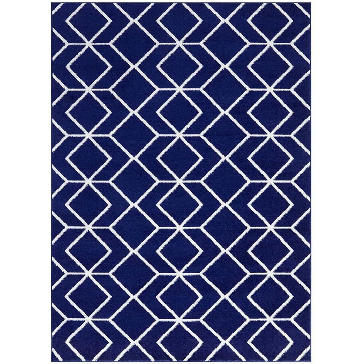 MODA ALFOMBRAS - ALFOMBRA KASHAN KING AZUL MARINO 153 x 213 cm