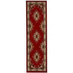 MODA ALFOMBRAS - ALFOMBRA KASHAN KING PASILLO ROJO 70x230 cm