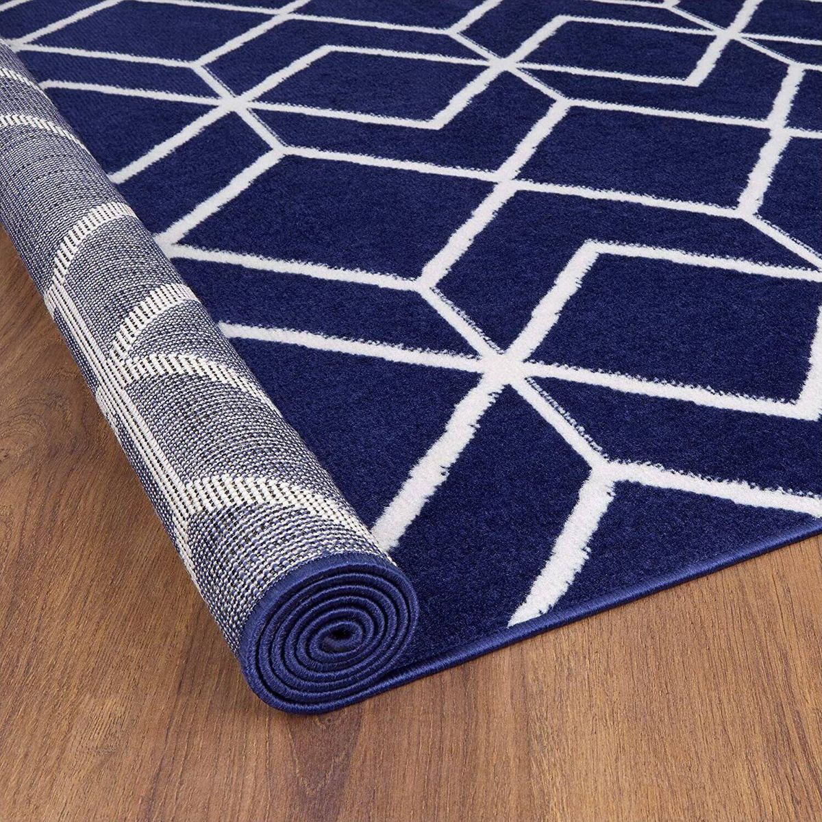 MODA ALFOMBRAS - ALFOMBRA KASHAN KING AZUL MARINO 200 cm * 290 cm