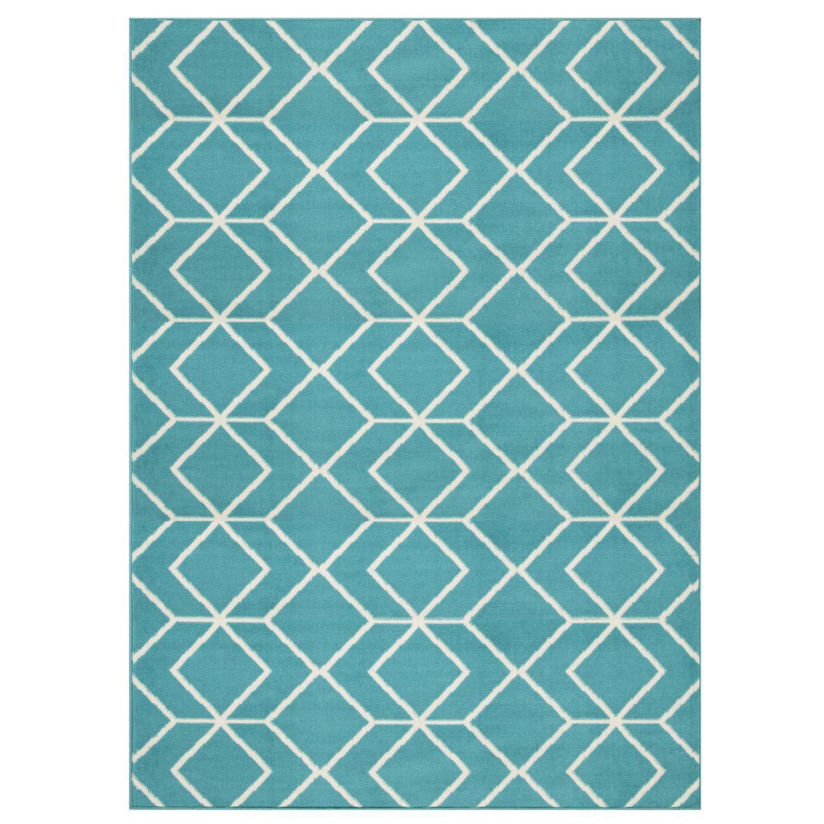 MODA ALFOMBRAS - ALFOMBRA KASHAN KING AZUL 153 cm * 213 cm