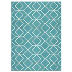 MODA ALFOMBRAS - ALFOMBRA KASHAN KING AZUL 153 cm * 213 cm
