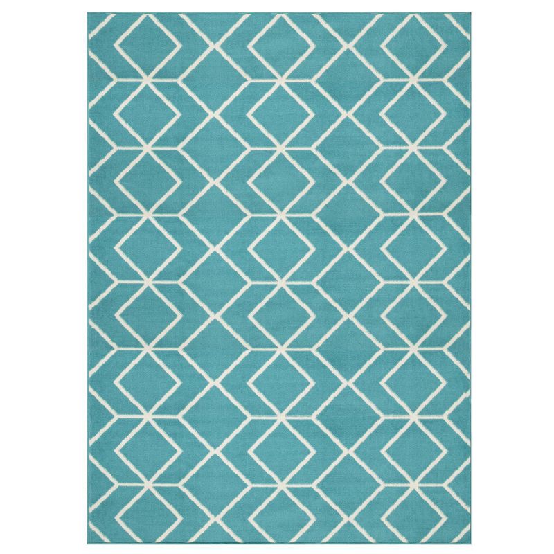 MODA ALFOMBRAS - ALFOMBRA KASHAN KING AZUL  200 cm * 290 cm