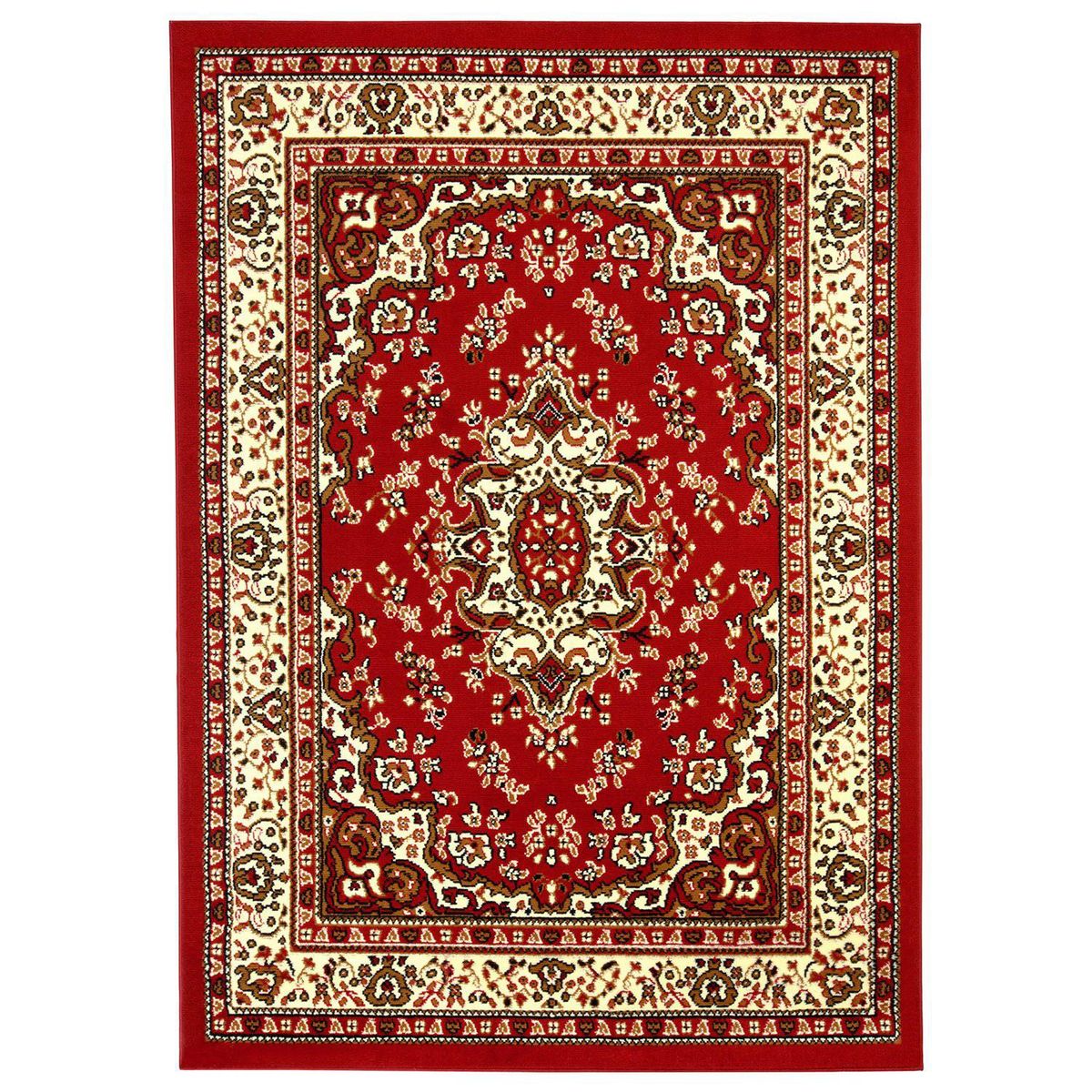 MODA ALFOMBRAS - ALFOMBRA KASHAN KING ROJO 244 cm * 305 cm
