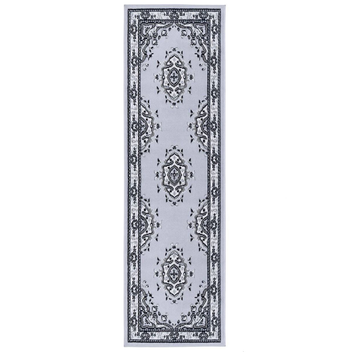 MODA ALFOMBRAS - ALFOMBRA KASHAN KING PASILLO GRIS 61X213 cm