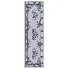 MODA ALFOMBRAS - ALFOMBRA KASHAN KING PASILLO GRIS 61X213 cm