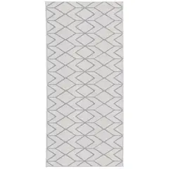 MODA ALFOMBRAS - ALFOMBRA KASHAN KING PASILLO BLANCO 61 x 213 cm