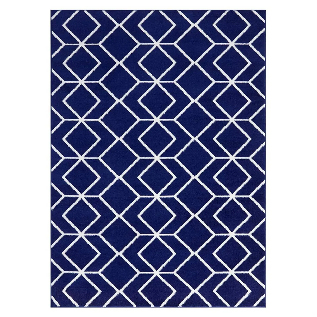 MODA ALFOMBRAS - ALFOMBRA KASHAN KING AZUL MARINO 244 cm x 305 cm