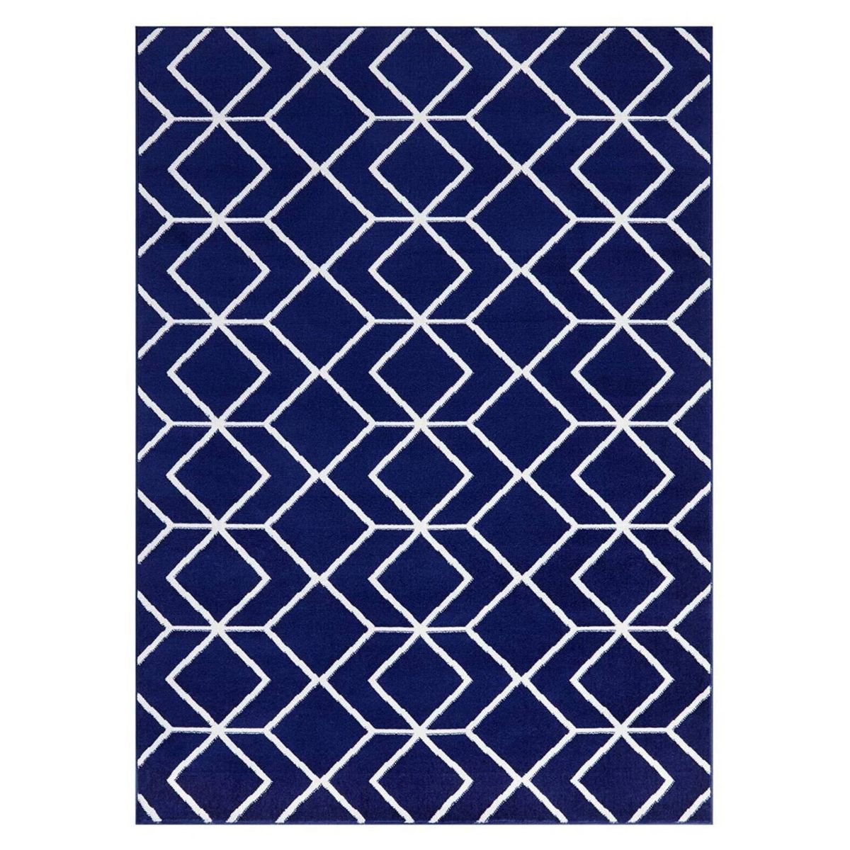 MODA ALFOMBRAS - ALFOMBRA KASHAN KING AZUL MARINO 244 cm x 305 cm