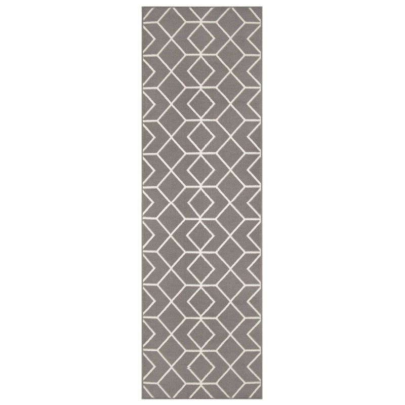 MODA ALFOMBRAS - ALFOMBRA KASHAN KING PASILLO GRIS  61x213 cm