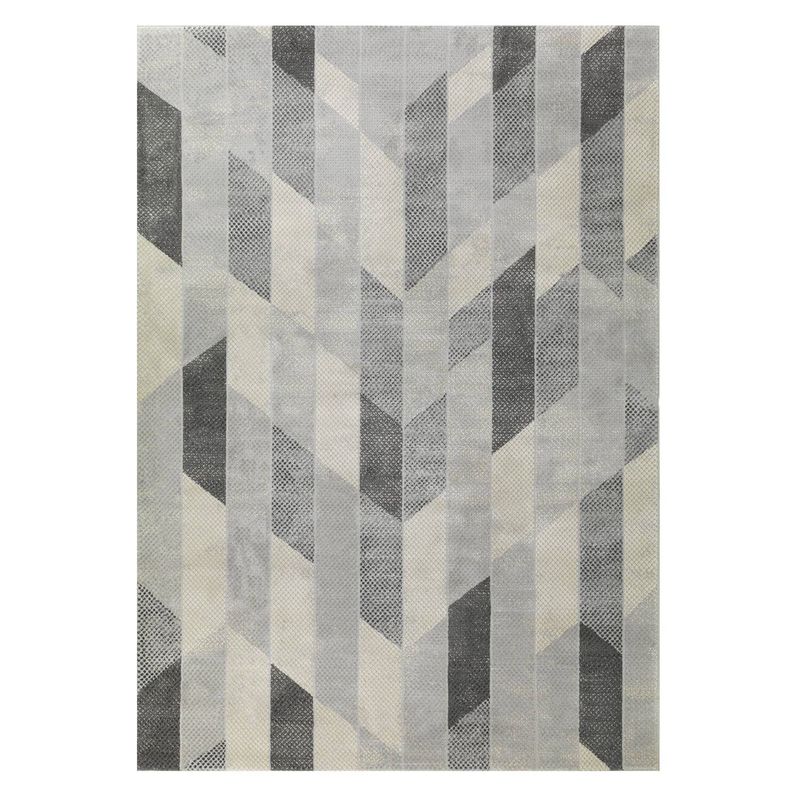 MODA ALFOMBRAS - ALFOMBRA BABIL GRIS 120 x 180 cm