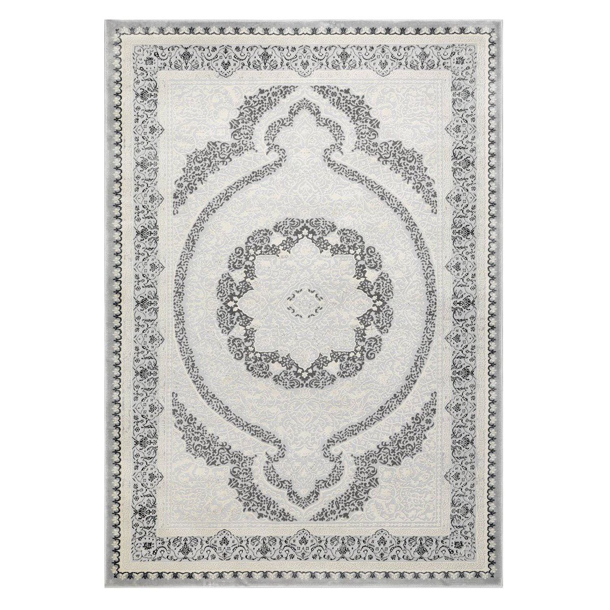 MODA ALFOMBRAS - ALFOMBRA BABIL GRIS 160 x 230 cm