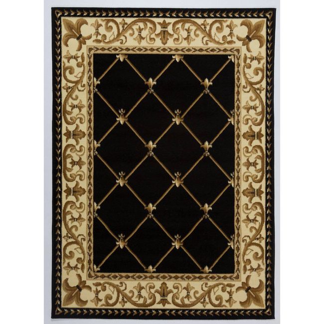 MODA ALFOMBRAS - Alfombra Kashan King Negra 200 X 290 Cm