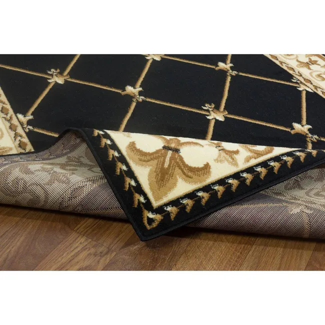 MODA ALFOMBRAS - Alfombra Kashan King Negra 200 X 290 Cm